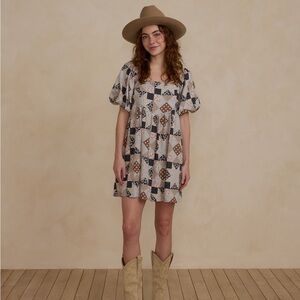 NWT Cassidy Patchwork Dress Rylee + Cru